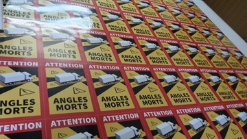 НАКЛЕЙКА ANGLES MORTS 25 см x 17 см TIR ФРАНЦИЯ