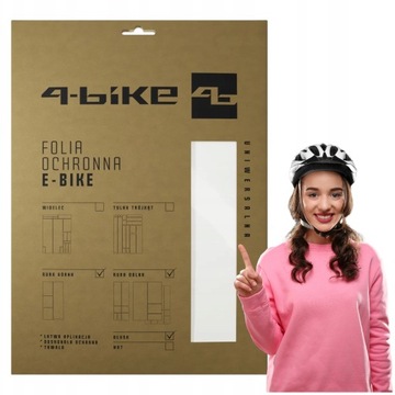 FOLIA NA ROWER OCHRONNA NAKLEJKI OCHRONNE POŁYSK STANDARD EXTRA E-BIKE