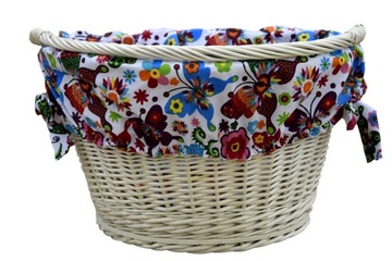 Плетеная велосипедная корзина Click BIKE + вставка 16 цветов