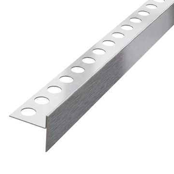 Listwa brodzikowa spadkowa srebrny mat Prawa 180cm