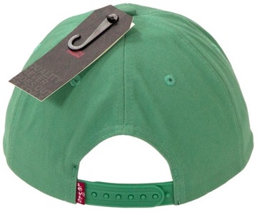 LEVIS czapka z daszkiem haft logo zielona
