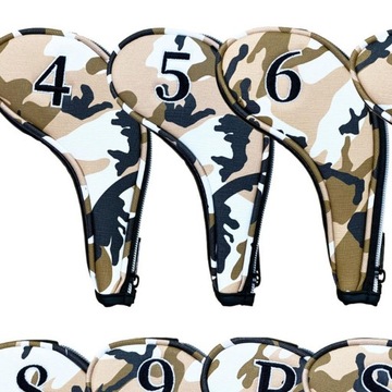 Покрытие на голову клюшки для гольфа с нашивками из