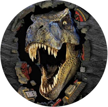 id_7197 OPŁATEK TORTOWY DINOZAUR DINOZAURY TORT DINO PARK JURASSIC JURAJSKI