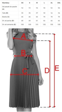 ЭЛЕГАНТНОЕ ПЛАТЬЕ ПЛИССИРОВАННОЕ, СИНИЙ, XL