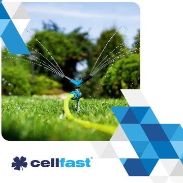 Садовый спринклер Cellfast Sector с роторным приводом для газона IDEAL 360