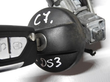 CITROEN DS3 09-14 SPÍNACÍ SKŘÍŇKA VLOŽKY ZÁCPA  KLÍČEK