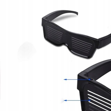 Очки со светодиодной подсветкой Bluetooth