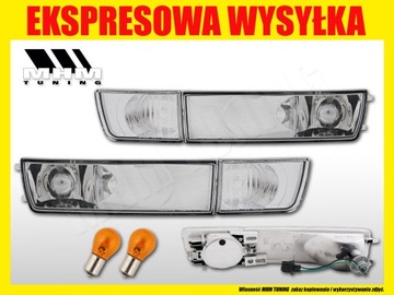 SMĚROVKA TUNING CLEAR ČERVENÁ VW GOLF III 3 1H VENTO