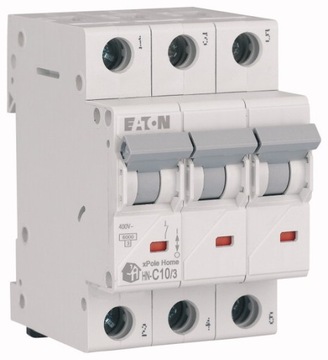 EATON Wyłącznik nadprądowy BEZPIECZNIK ESKA 3-FAZOWA HN-C10/3 3P C10 194889