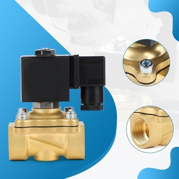 ELEKTROZAWÓR WODY REDUKTOR REGULATOR CIŚNIENIA WODY 1.0MPA 220V G3/4CAL