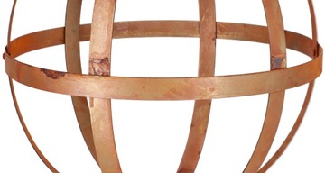 НАБОР 3X ФИГУРКА «САДОВЫЙ ШАР» УКРАШЕНИЕ МЕТАЛЛ Ржавчина