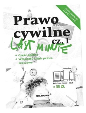 LAST MINUTE PRAWO CYWILNE CZ.1 PRACA ZBIOROWA