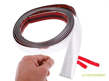 Планка декоративная, хром, 40 мм х 5 м (58993)