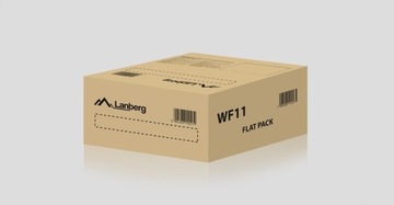 ПОДВЕСНОЙ СЕРВЕРНЫЙ ШКАФ ДЛЯ УСТАНОВКИ МЕТАЛЛИЧЕСКИЙ ШКАФ 19 ДЮЙМОВ 6U 450 ММ ДВЕРИ LANBERG