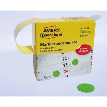 Kółka do zaznaczania w dyspenserze Avery Zweckform