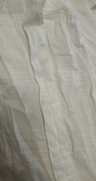 Biała kopertowa letnia sukienka w kratę defekt 40