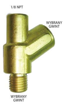 Тройник датчика масла автоматического манометра 1/8NPT / 1/8NPT