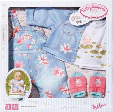 BABY ANNABELL Ubranko Zestaw Dżinsowy dla lalki