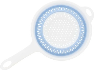 S5 DURSZLAK SKŁADANY Z RĄCZKĄ CEDZAK SITKO OCIEKACZ SILIKONOWY Z UCHWYTEM K