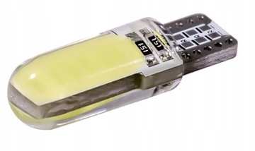 T10 2COB Лампа CANBUS, белый светодиод W5W 360° Силикон