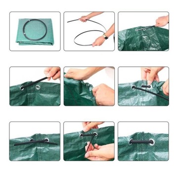 Мешок для мусора Garden Leaf 300л зеленый