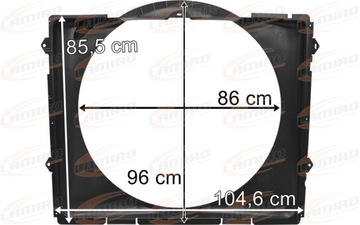 КОРПУС ВЕНТИЛЯТОРА SCANIA S R P G