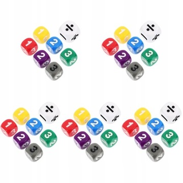 Multiplication Division Dice Addition 35 Pcs