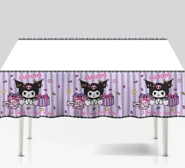Kuromi obrus urodziny dekoracja stół melody kawaii