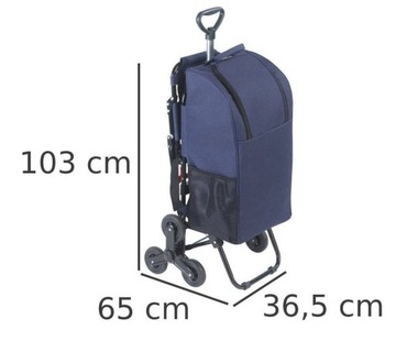 Maximex синий полиэстеровый набор для покупок