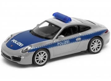 Porsche 911 (991) Carrera S POLICJA 1:34-39 Welly 43661GP