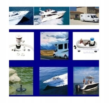 Полностью автоматический трюмный насос 1100 галлонов в час, 12 В.