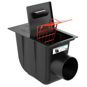 БОКОВОЙ УДАЛЕНИЕ ЖЕЛОБА, смотровая камера, ЧЕРНЫЙ очиститель желоба