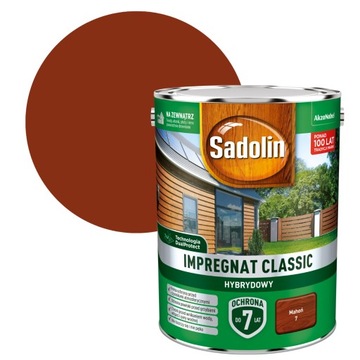 SADOLIN CLASSIC IMPREGNAT 0,75L MAHOŃ
