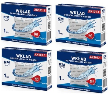 2 WKŁADY do pochłaniacza wilgoci AK101 HumiStop