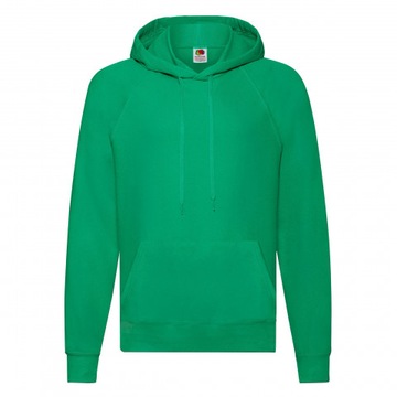 Bluza męska z kapturem FRUIT of LOOM Zielony XXL