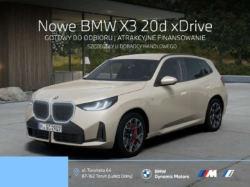 BMW X3 G45 2025 BMW X3 20d xDrive 197 KM mHEV - Kamera 360 - Adaptacyjne LEDy - HarmanKard