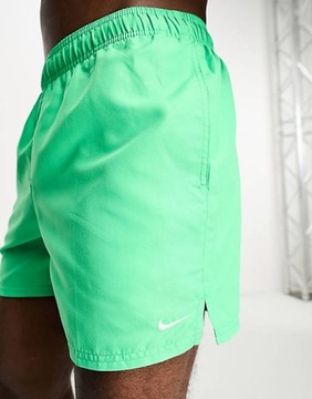 Spodenki kąpielowe neonowa zieleń Nike M