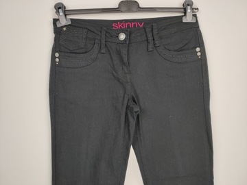 NEXT SKINNY DAMSKIE CZARNE SPODNIE JEANS rozm. 38