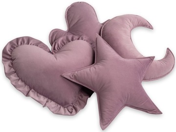 ДЕКОРАТИВНЫЕ ПОДУШКИ СЕРДЦЕ С БАРХАТОМ РАЛЛИ