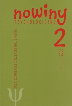 Nowiny psychologiczne 2 z 2002 [spis]