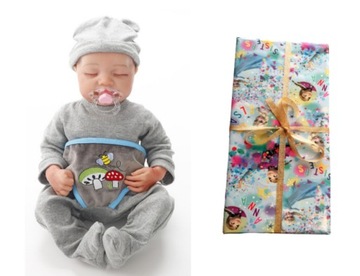 REALISTYCZNA LALKA NIEMOWLĘCA 45 CM – NOWOŚĆ, IDEALNY PREZENT REBORN KRIUMI