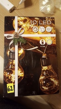 LAMPKI CHOINKOWE ŻARÓWKI EDISON DRUCIK MICRO LED