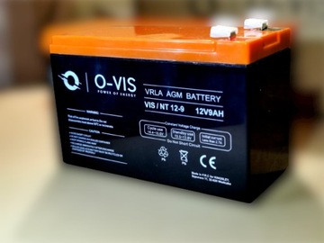 Аккумулятор VRLA AGM 12 В 9 Ач, необслуживаемый ИБП, сигнализация