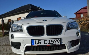 BMW X1 E84 Crossover Facelifting sDrive 20d 184KM 2014 BMW X1 2.0D M-Pakiet Navi Bial Perla 2 KPL Alufelg Sprowadzony 2.0, zdjęcie 4