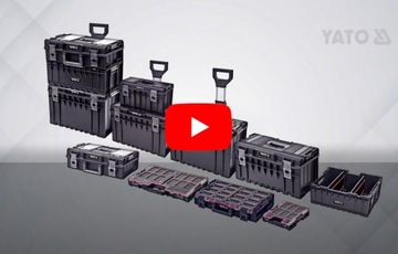 МОДУЛЬНЫЙ ЯЩИК ДЛЯ ИНСТРУМЕНТОВ YATO ТЕЛЕЖКА 2 ЭЛЕМЕНТА.