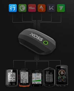 Датчик сердечного ритма XOSS Garmin Bluetooth ANT Монитор сердечного ритма