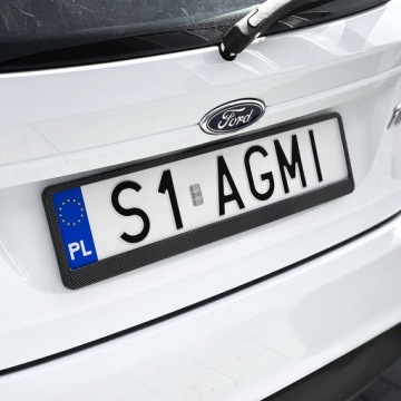 НАБОР КАРБОНОВЫХ РАМОК НОМЕРНОГО ЗНАКА НАБОР РАМОК НОМЕРНОГО ЗНАКА 2 ШТ.