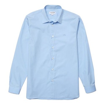 Koszula błękitna gładka Lacoste 40