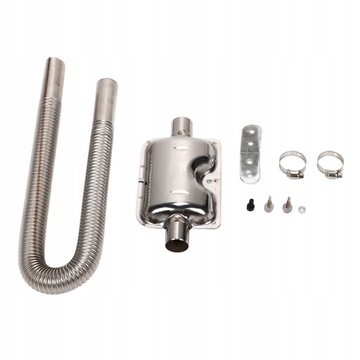 Выхлопная труба стояночного отопителя с глушителем