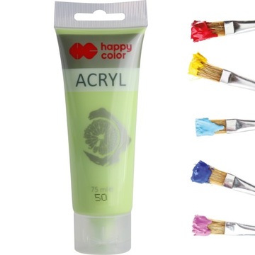 Happy Color FARBA AKRYLOWA 75 ml Limonka 50